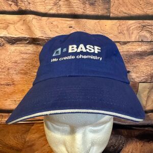BASF Hat K-Products Men's Adjustable Blue Baseball Cap We Create Chemistry
